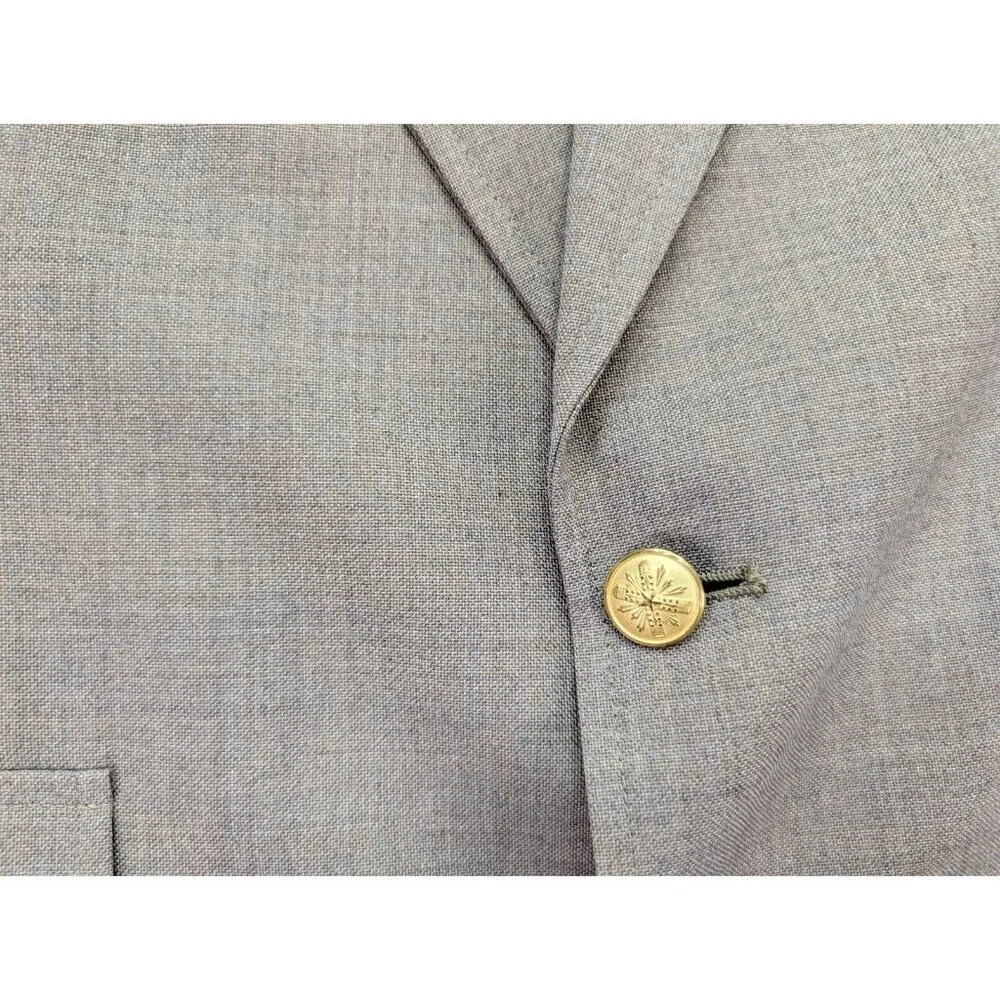 Wall Street Collection Vintage Men's Blazer Jacket Sport Coat Size 42R Beige